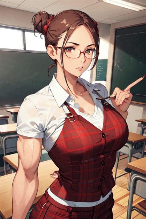 Hentai Boobs Ai Generated Breasts Erect Nipples Glasses Laboratory