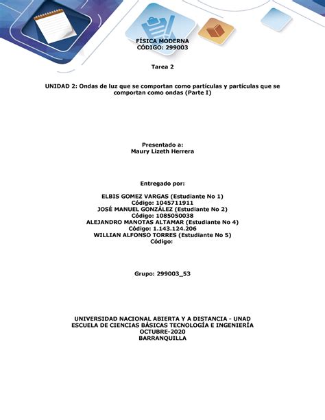 Tarea Colaborativo Final Fisica Moderna F Sica Moderna C Digo