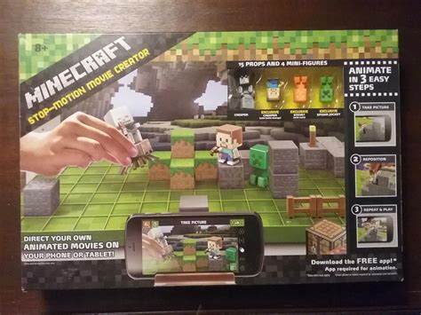 Minecraft Stop Motion Animation Studio Movie Creator Brand New Free