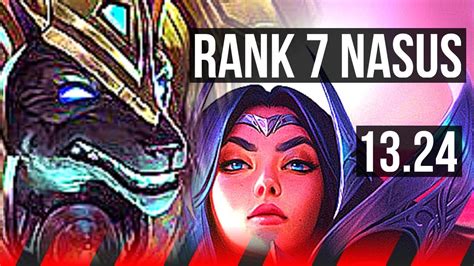 Nasus Vs Irelia Top 503 Rank 7 Nasus 500 Games Kr Master