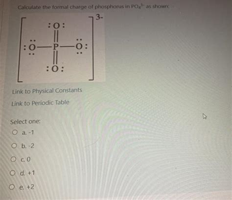 Solved Calculate The Formal Charge Of Phosphorus In Po As Chegg