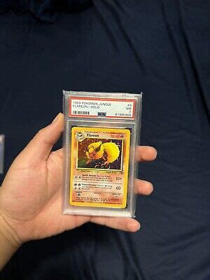 Psa Flareon Holo Jungle St Edition Pokemon Ebay