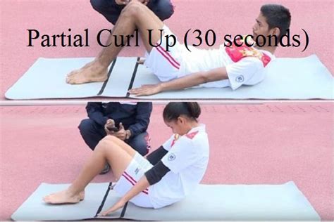 Partial Curl Ups Abdominal Muscular Strength And Endurance