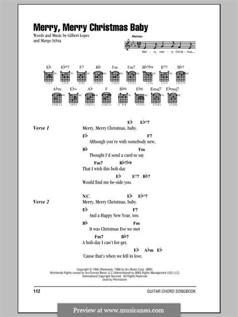 Merry, Merry Christmas, Baby by G. Lopez, M. Sylvia on MusicaNeo