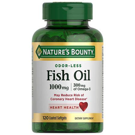 Nature S Bounty Fish Oil Walgreens