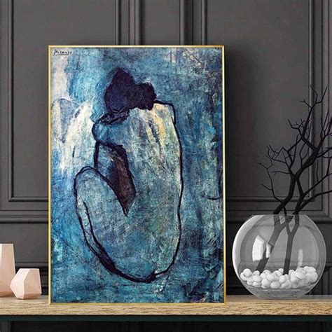 Wall Art Blue Nude By Pablo Picasso Canvas Prints Poster Prints