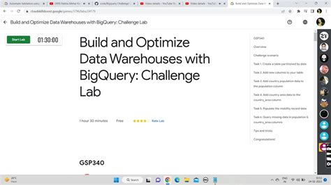 Build And Optimize Data Warehouses With Bigquery Challenge Lab Lab