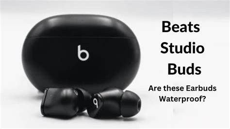 Beats Studio Buds: Sweatproof But Not Waterproof (Here's Why)