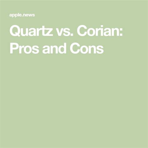 Quartz vs. Corian: Pros and Cons — HGTV | Corian, Quartz, Solid surface ...