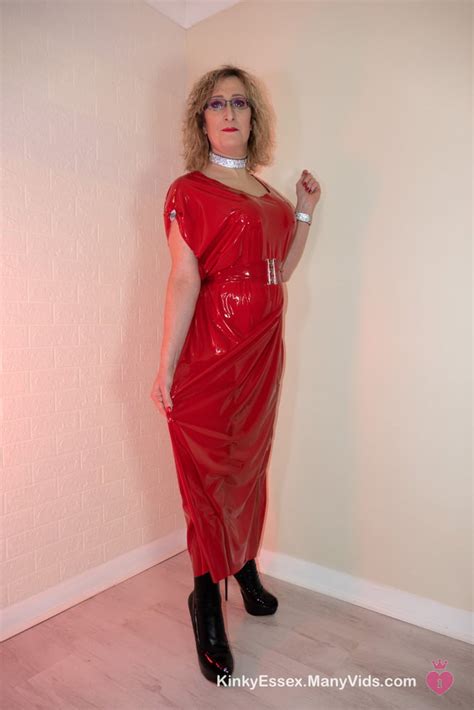 British Milf In Long Latex Rubber Dress From Latexandlovers 20 Pics Xhamster