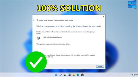 How To Fix ‘windows Encountered A Problem Installing The Driver Software On Pc Youtube