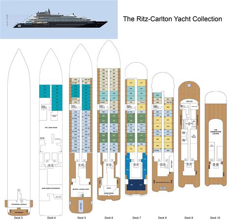 Ritz Carlton Yacht Deck Plan