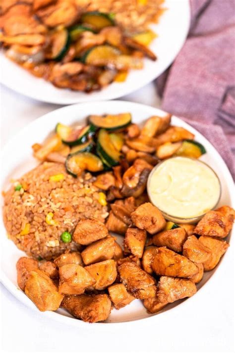Easy One Pan Hibachi Chicken With Fried Rice And Vegetables