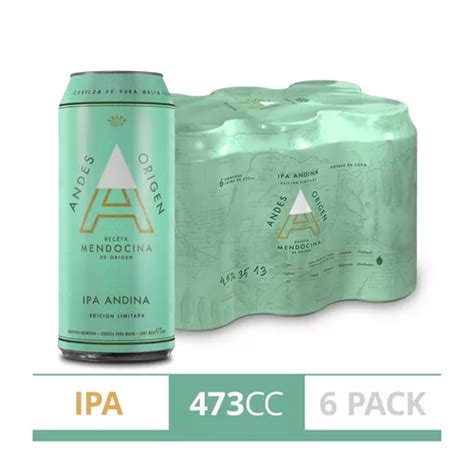 Andes Origen Ipa Lata Pack 6 473 Ml En Venta En San Isidro Bs