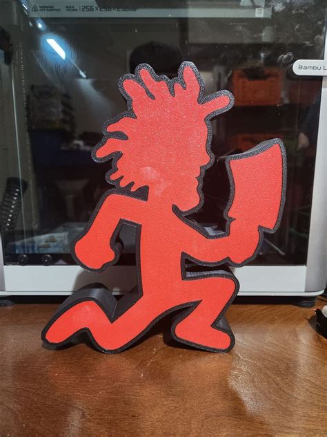 Insane Clown Posse Hatchet Man Light Box By Bromigo Makerworld