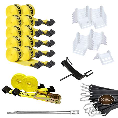 Buy Dc Cargo Mall Flatbed Tie Down Kit Pieces Inch Flatbed