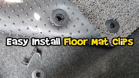 How To Install Car Floor Mat Clips How To Stop Floor Mats From