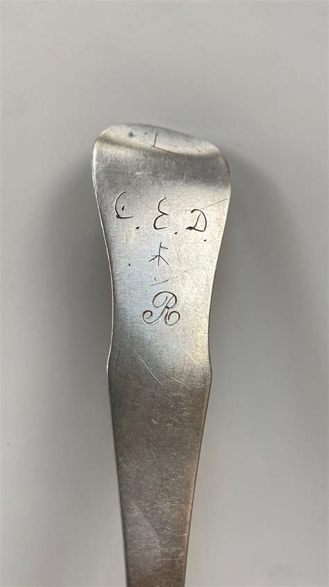 1800 Swedish Sterling Silver Tablespoon 37 Grams By Erik Ernander Of