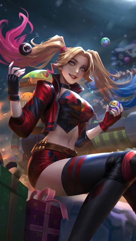 Harley Quinn Dc Art 4k 670h Wallpaper Iphone Phone