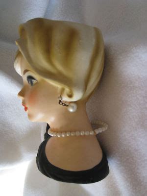 Vintage Napcoware C Lady Head Vase