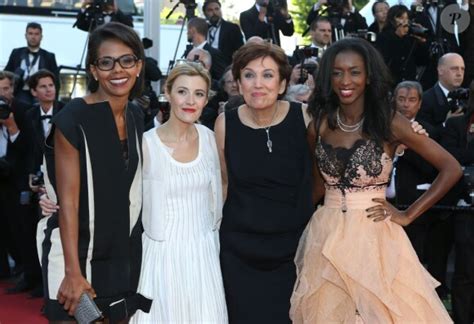 Photo Audrey Pulvar Elisabeth Bost Roselyne Bachelot Et Hapsatou Sy