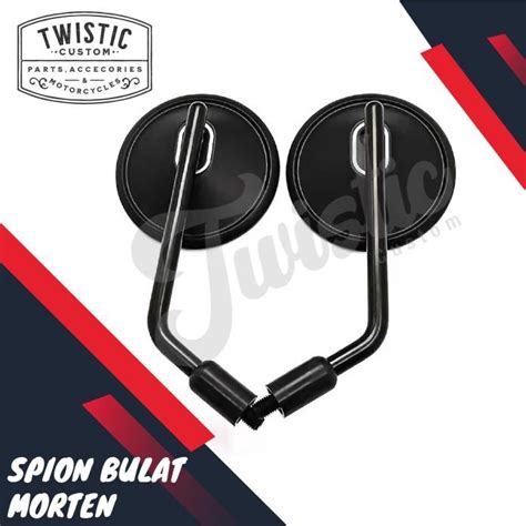 Jual Ready Spion Bulat Morten Motor Universal W175 Royal Enfield W250