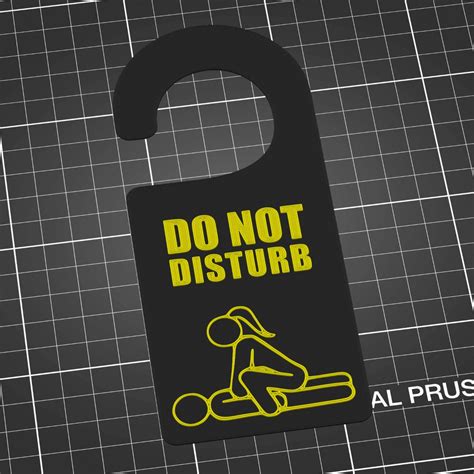 Do Not Disturb Door Hanger Sex By Technerd Makerworld