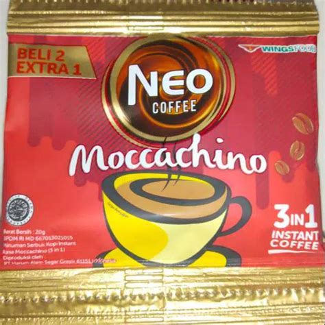 Jual NEO CAFFE MOCCACHINO 3in1 Instant Coffee SACHET Shopee Indonesia