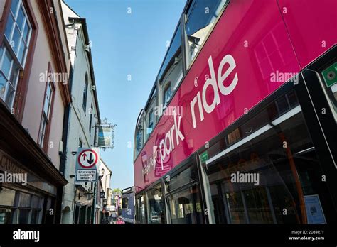 Park and ride bus, Cambridge, England Stock Photo - Alamy