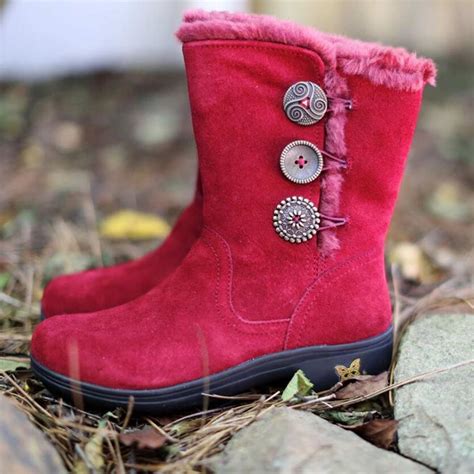 Alegria Shoes Nanook Red Licorice Boots