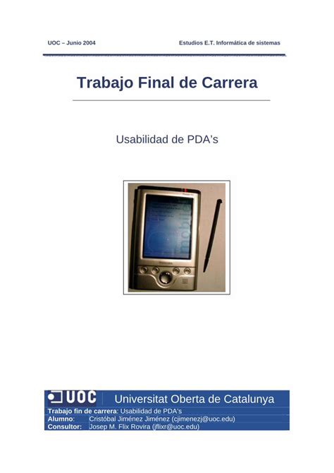 Pdf Trabajo Final De Carrera Uocopenaccess Uoc Edu Webapps O