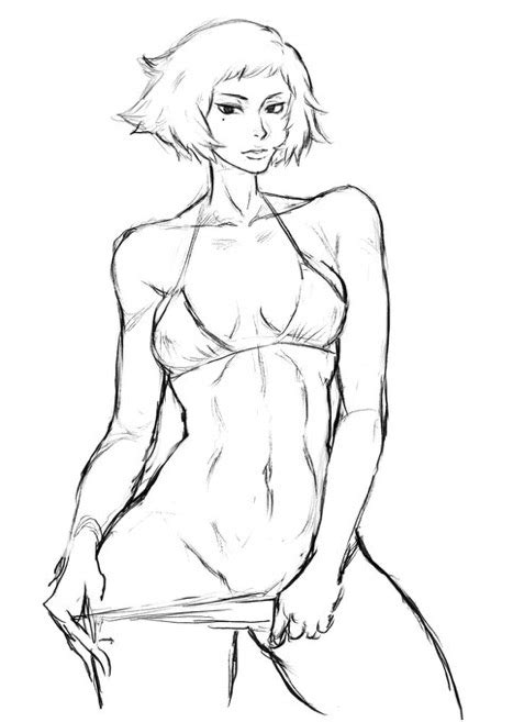 Rule 34 Anime Bikini Commission Lupa Lycco Manga Mole Mole Under Eye Radiant Short Hair Sketch