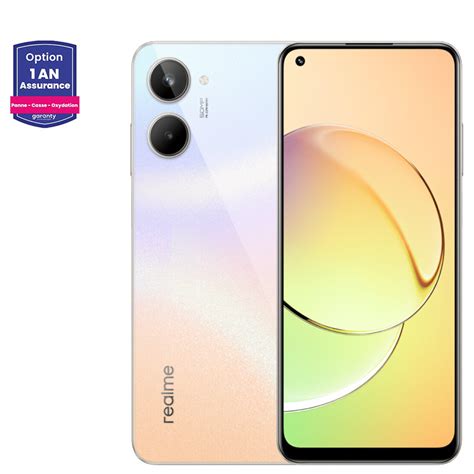 Smartphone Realme 10 8Go 256Go Blanc A Bas Prix SpaceNet Tunisie