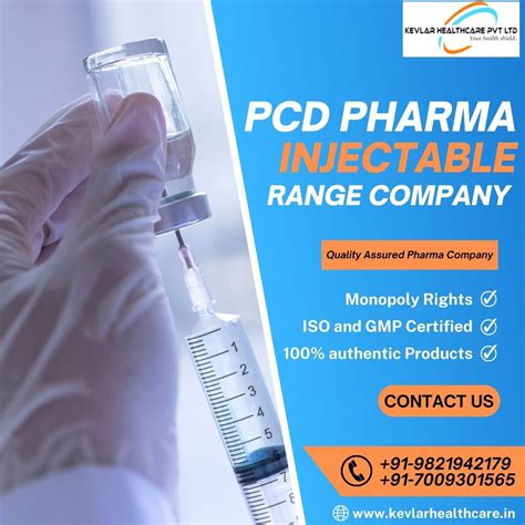 Top Pcd Pharma Franchise Injectable Range Company