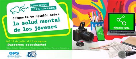 Concurso 2023 Voces Jóvenes sobre Salud Mental OPS OMS