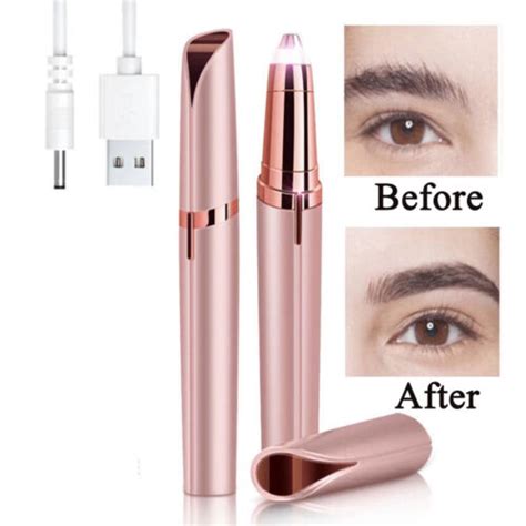 New Womens Flawless Brows Facial Hair Remover Electric Eyebrow Trimmer Epilator Ebay