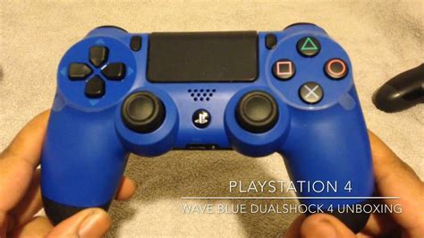 Ps4 Wave Blue Dualshock 4 Unboxing Youtube