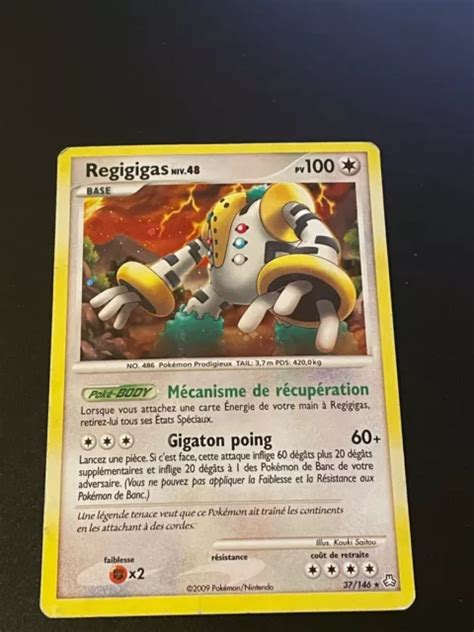 Carte Pok Mon Diamant Et Perle Veil Des L Gendes Regigigas Holo