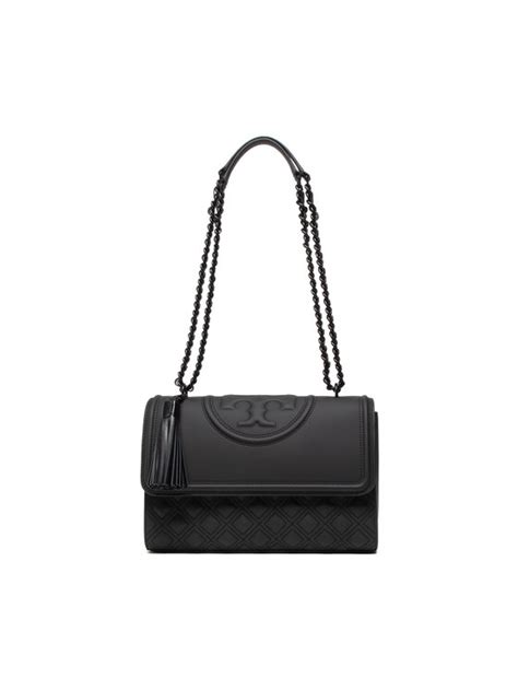 Tory Burch Sac Main Fleming Matte Convertible Shoulder Bag Noir