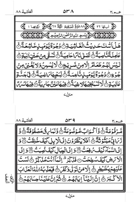 Surah Ghashiyah Read Online Surah Ghashiyah Pdf Quran Work