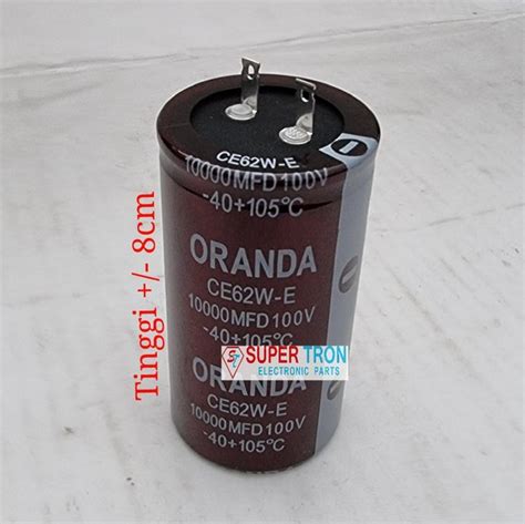 Jual Capasitor Elco 10000uf 100V ORANDA Di Lapak Super Tron Bukalapak