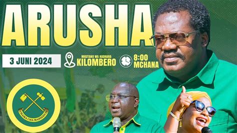 Live Mkutano Wa Hadhara Wa Katibu Mkuu Wa Ccm Balozi Dkt Emmanuel