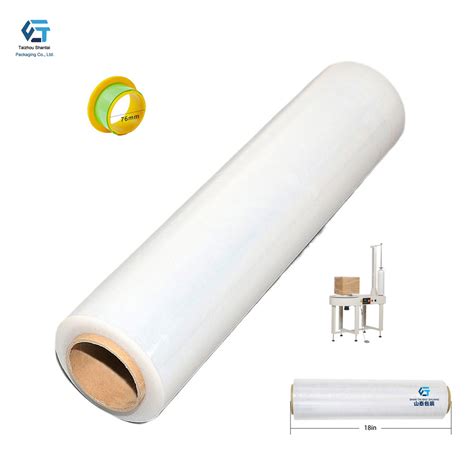 2023 Industrial 50kg LLDPE Pallet Wrap Stretch Film Jumbo Roll 1010