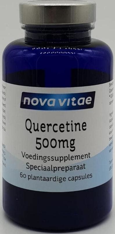 Nova Vitae Quercetin 500 Mg Rein 100 60 Kaps Mit Rabatt Kaufen