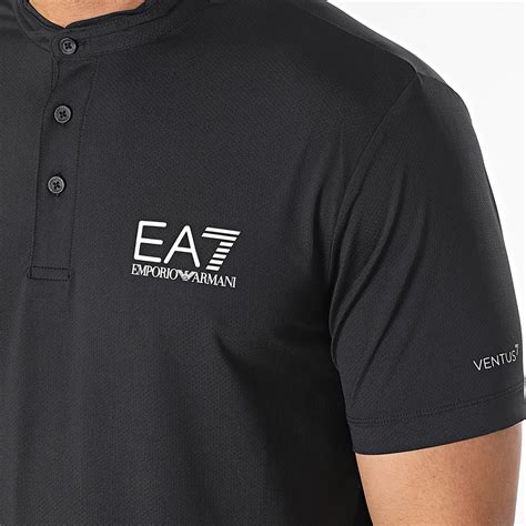 Ea7 Emporio Armani Polo Manches Courtes 8npt21 Pjemz Noir