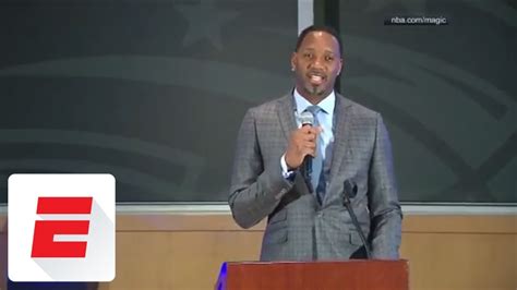 Tracy Mcgrady Orlando Magic Hall Of Fame Induction Ceremony Espn