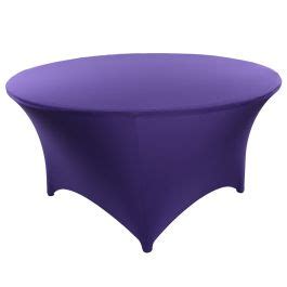 Cadbury Purple Stretch Table Covers Spandex Tablecloth Lycra Banquet