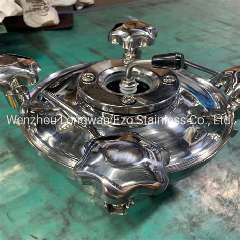 Stainless Steel Sanitary Round Outward Pressure Tank Manhole Manway