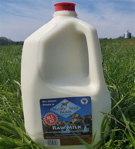 All A2 Raw Milk 1 Gallon Milky Way Farm