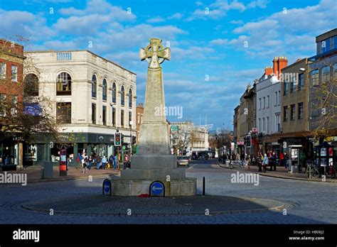 Taunton town centre, Somerset, England UK Stock Photo - Alamy